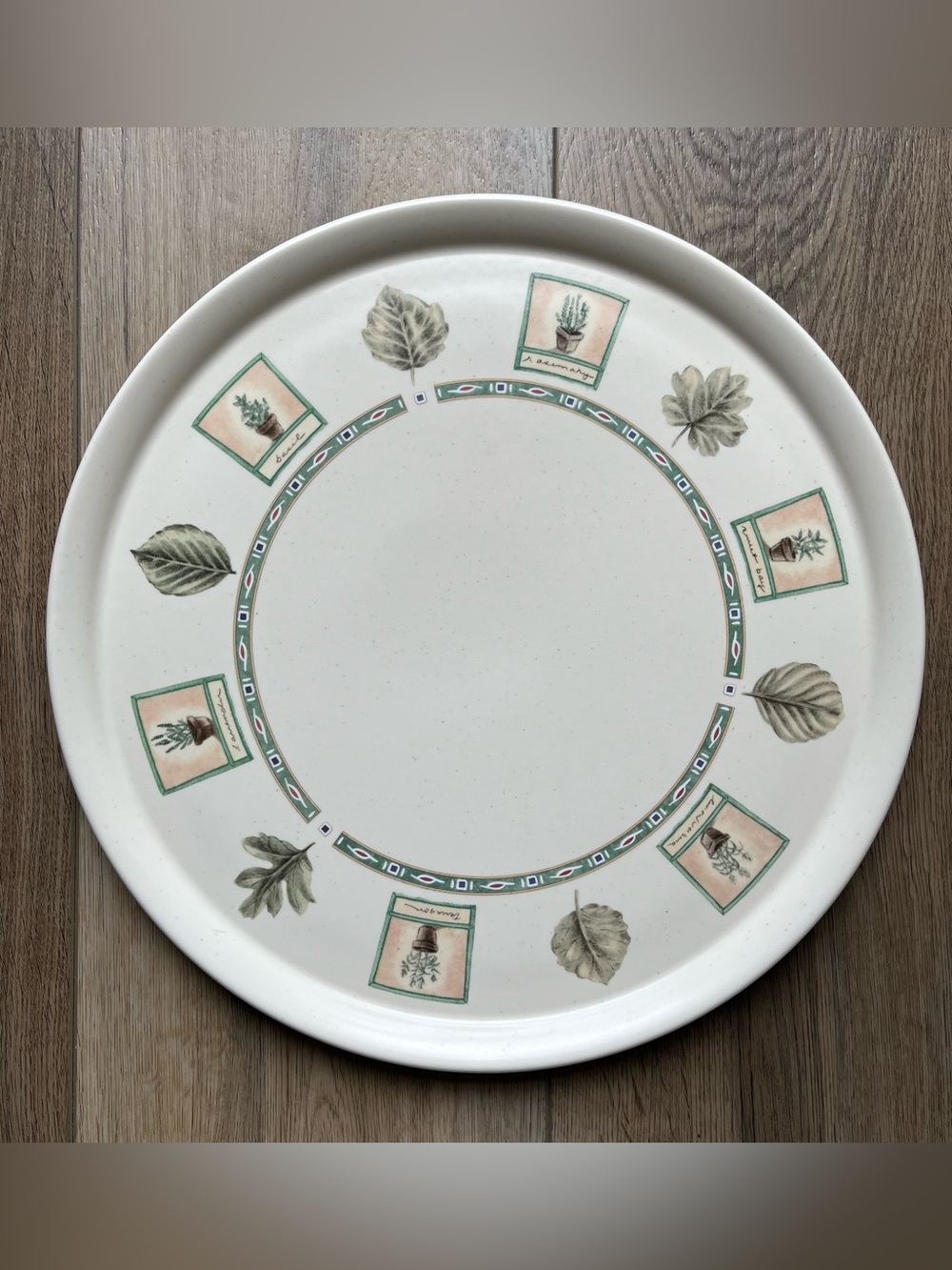 Naturewood 🍃by PFALTZGRAFF 12" Commemorative Chop Plate/Round Platter